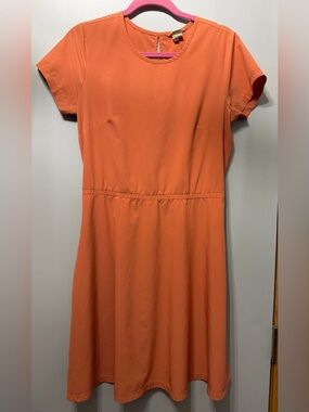 Duluth Trading Co. Women’s Flexcellence Dress – Peach Orange
